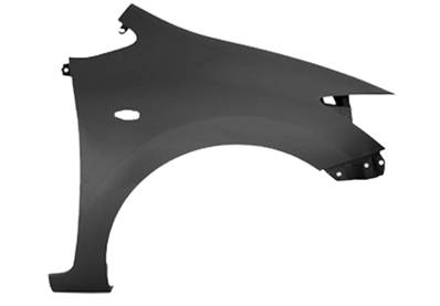 Aile avant droite avec trou modèle 4/07>12/09 pour TOYOTA AURIS de 2007 à 2012, Neuve