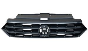 Grille radiateur noire gaufrée avec profil chromée pour VOLKSWAGEN T-ROC depuis 2017, Neuve