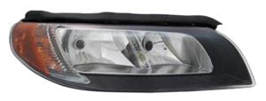 Phare optique h7+h9 droit avec corps noir électrique pour VOLVO V70 de 2007 à 2012, Neuf