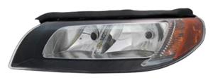 Phare optique h7+h9 gauche avec corps noir électrique pour VOLVO V70 de 2007 à 2012, Neuf