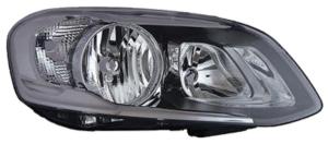 Phare optique h7+h9 droit avec corps noir pour VOLVO XC60 de 2013 à 2016, Neuf