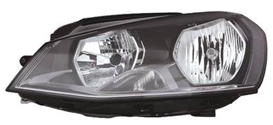 Phare optique h7+h15 gauche avec feu diurne pour VOLKSWAGEN GOLF VII de 2012 à 2016, Neuf