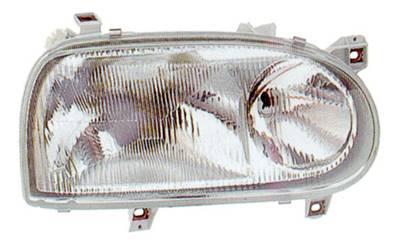 Phare optique h1+h1 gauche pour VOLKSWAGEN GOLF III de 1991 à 1997, Neuf