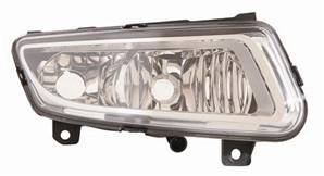Antibrouillard h8 droit avec fonction lumière diurne avec corps chromée pour VOLKSWAGEN POLO de 2009 à 2014, Neuf