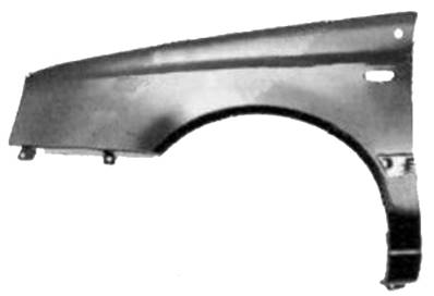 Aile avant gauche avec trou ovale avec trou antenne modèle 7/94>7/97 pour VOLKSWAGEN GOLF III de 1991 à 1997, Neuve