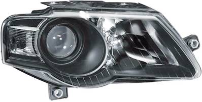 Phare optique h7+h7 droit avec corps noir adaptable hella pour VOLKSWAGEN PASSAT de 2005 à 2010, Neuf