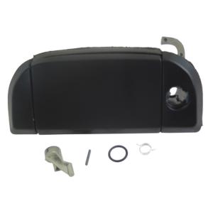 Poignée porte exterieure avant gauche noire sans serrure/clé pour VOLKSWAGEN TRANSPORTER TYP4 de 1990 à 2003,