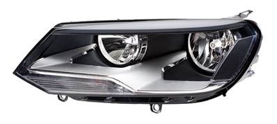 Phare optique h7+h15 avec indicateur direction avec feu diurne gauche pour VOLKSWAGEN TOUAREG de 2010 à 2014, Neuf