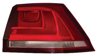 Feu arrière droit extérieur rouge incolore modèle variant (s.w) pour VOLKSWAGEN GOLF VII de 2012 à 2016, Neuf