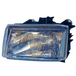 Phare optique h4 gauche avec connecteur rectangulaire pour VOLKSWAGEN CADDY de 1995 à 2003, Neuf