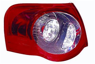 Feu arrière gauche extérieur à led modèle break pour VOLKSWAGEN PASSAT de 2005 à 2010, Neuf