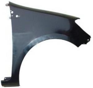 Aile avant droite modèle avec cercle pour RENAULT CLIO III de 2005 à 2009, Neuve