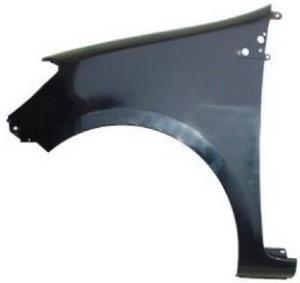 Aile avant gauche modèle avec cercle pour RENAULT CLIO III de 2005 à 2009, Neuve