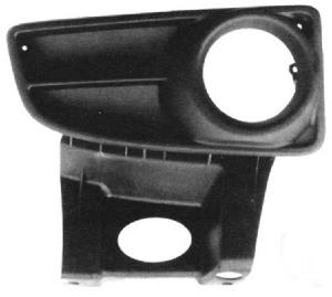 Grille latéral droite avec trou antibrouillard pare-chocs avant pour FIAT PANDA CLASSIC de 2003 à 2008, Neuve