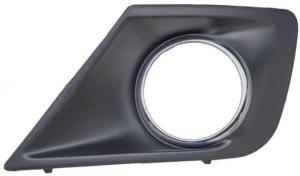 Grille latéral gauche avec trou antibrouillard avec contour chromé pare-chocs avant pour PEUGEOT 207 RY depuis 2009, Neuve