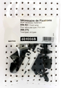 Kit vis et fixation complet POUR ASSEMBLÉE AILE AVANT DROIT GAUCHE pour PEUGEOT 308 de 2007 à 2011,