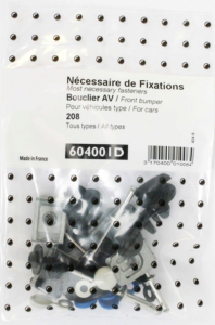 Kit vis et fixation complet POUR ASSEMBLÉE PARE-CHOCS AVANT pour PEUGEOT 208 de 2012 à 2015,