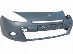 Pare-chocs avant avec trou antibrouillard à peindre modèle POUR VOITURE AVEC CERCLES DE 16 pour RENAULT CLIO III RY de 2009 à 2012, Neuf