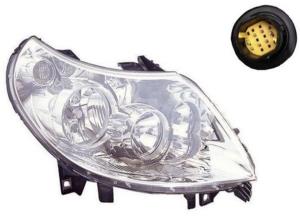 Phare optique droit h1+h7 pour CITROEN JUMPER de 2006 à 2014, Neuf