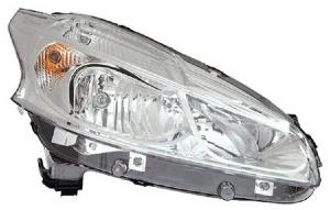 Phare optique h7+h7 droit pour PEUGEOT 208 de 2012 à 2015, Neuf