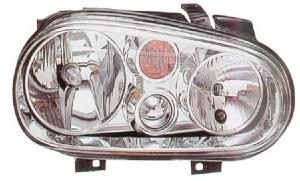 Phare optique h7+h1 droit sans antibrouillard pour VOLKSWAGEN GOLF IV de 1997 à 2003, Neuf