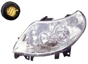 Phare optique gauche h1+h7 pour CITROEN JUMPER de 2006 à 2014, Neuf