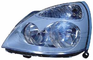 Phare optique h7+h1 gauche avec corps gris modèle 1/04>4/09 pour RENAULT CLIO II RY de 2001 à 2005, Neuf