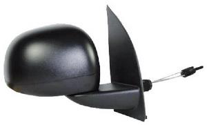 Rétroviseur droit mécanique avec coque noire pour FIAT PANDA CLASSIC de 2009 à 2012, Neuf