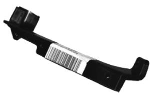 Support gauche pare-chocs avant modèle avec trou antibrouillard pour FIAT PANDA CLASSIC de 2003 à 2008,