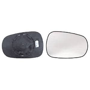 Verre miroir droit degivrant avec support modèle 4/96>3/98 pour RENAULT CLIO de 1990 à 1998, Neuf