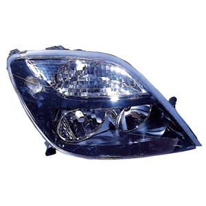 Phare optique h7+h1 droit avec corps noir modèle rx4 pour RENAULT SCENIC de 1999 à 2003, Neuf